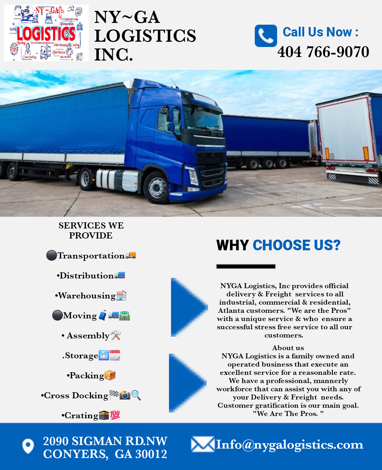 why choose us flyer